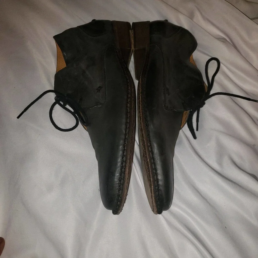 John Varvatos Men‎ Size 12 Chukka Dress Boot Leather Gray Handmade ITALY